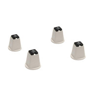 FLOOR BRACKETS (4 pcs) block white AA! OPTION ACRTOOLS