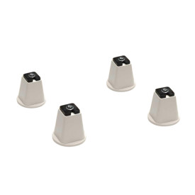 FLOOR BRACKETS (4 pcs) block white AA! OPTION ACRTOOLS