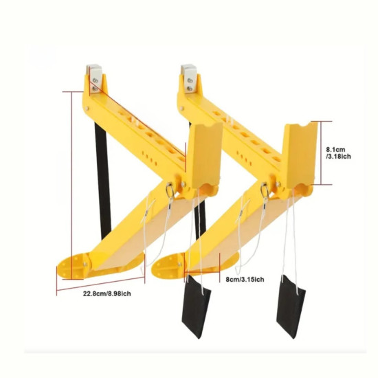 Yellow-support-bracket-for-indoor-A-C-unit-ACRAC-ACRTOOLS