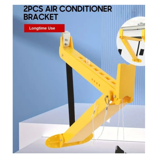Yellow-support-bracket-for-indoor-A-C-unit-ACRAC-ACRTOOLS