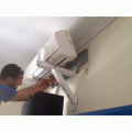 White-support-bracket-for-indoor-air-conditioning-unit-ACRTOOLS