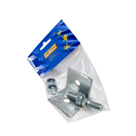GALVANIZED PERFORATED PRESSED 90° CLOSED ANGLE BRACKET SET ACRTOOLS