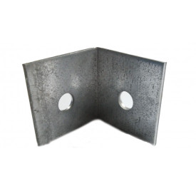 BRACKET SET with PERFORATED GALVANIZED BENT 90º CLOSED ANGLE ACRTOOLS