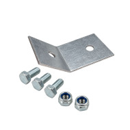 GALVANIZED PERFORATED PRESSED 135° OPEN ANGLE BRACKET SET ACRTOOLS