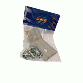 Bracket set with galvanized perforated bent 135º open angle bracket ACRTOOLS