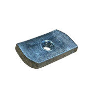 Galvanized rail support plate for M10 threaded rod with loop ACRTOOLS