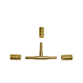 3-Way Male Insert Needle Tee 3/8" 5mm ACR282 ACRTOOLS