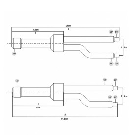 ΔΙΑΚΛΑΔΩΤΕΣ (joints) ΚΙΤ ACR-FQ01-UNA γενικής ACRTOOLS