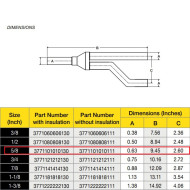 ΔΙΑΚΛΑΔΩΤΗΣ Y-JOINT 5/8" (με μόνωση) 3771101010130 (zoom- compatible) RLS USA 