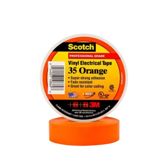 Scotch-Vinyl-Color-Coding-Electrical-Tape-35-orange-of-the-highest-quality-DIVERSITECH