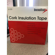 CORK TAPE SMOOTH BUTYL BASED 1/8IN X 2IN X 30FT DIVERSITECH USA 