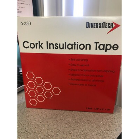 CORK-TAPE-SMOOTH-BUTYL-BASED-1-8in-2in-30ft-DIVERSITECH 