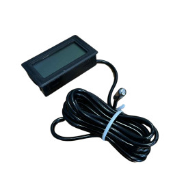 Mini recessed battery-powered remote thermometer -50/+70°C