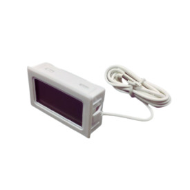 Mini recessed battery-powered remote thermometer -50/+70°C