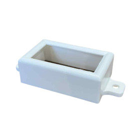Wall-mounted frame / base for mini recessed battery-powered remote thermometers ACRTOOLS