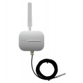 Temperature and moisture monitor, external antenna and 3 m external NTC probe, IP68, -40 °C to 50 °C, 6.5 Ah battery, NB-loT Band 20  AKO-59821