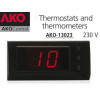 ΘΕΡΜΟΜΕΤΡΟ ΕΥΡΟΥΣ Από -50°C με +99°C, ΑΚΟ - 13023 ,Χωνευτό, Μικρού Μεγέθους,"AKO"