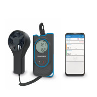 Si-VV3 Vane Thermo-anemometer with integrated vane probe SAUERMANN