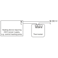 Wall-Mounted Wired Room Thermostat for Heating/Cooling, P5604 | EMOS Wall-Mounted Wired Room Thermostat for Heating/Cooling, P5604 | EMOS