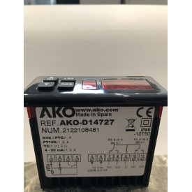 Temperature controller  ΑΚΟ-14721  Range from -50.0ºC to +600ºC, 2 relays, panel mounting "AKO"