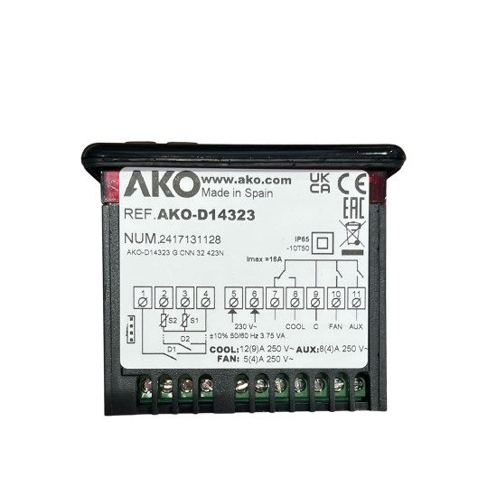 Thermostaths-thermometro-me-3-rele-D14323-220V-50-ews-99C-AKO