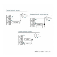 ΘΕΡΜΟΣΤΑΤΗΣ XEIPΟΣ ACR-HVAC10 24V με LCD Οθόνη ACRTOOLS 