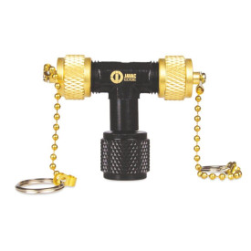 JAVAC Veloci-Tee 3/8″ Vacuum & Charging T Valve 