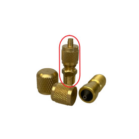 JAV-1371 Brass flare Connector 1/4” FL x 1/8” NPT JAVAC