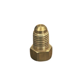 1/4” Male Brass flare plug