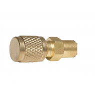 1/4" Solder-Type Brass Access Valve Complete with Cap ACRTOOLS
