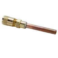1/4" Brass Charging Valve with Tube (R410a Compatible) ACRTOOLS