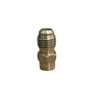 Brass flare Connector with Solder-Type Access Valve
