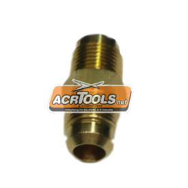 Brass flare Connector 1/4" FL x 1/4" FL ACRTOOLS