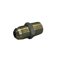 Brass flare connector 3/8FL#1/4ΝΡΤ
