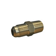 Brass flare connector 3/8FL#3/8ΝΡΤ
