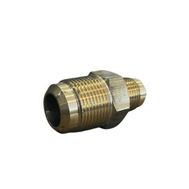 Brass flare connector 3/4FL.Male#1/2FL.Male