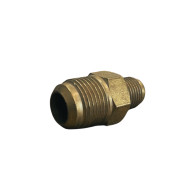 Brass flare connector 3/8FL.Male#5/8FL.Male