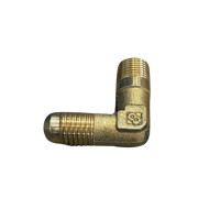 Brass flare Elbow 1/4 FL × 1/8 NPT