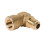 Brass flare elbow