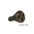 Brass-flare-distributor-without-nuts-4-ports