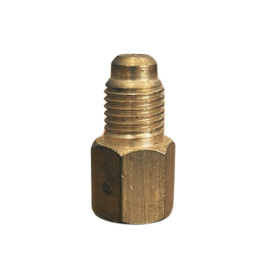 Brass flare union 1/4" Male FLARE x 1/4" Female FLARE