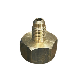 Brass Flare Cylinder union (65KG) 1/2NPT Female x 1/4"FL.Male