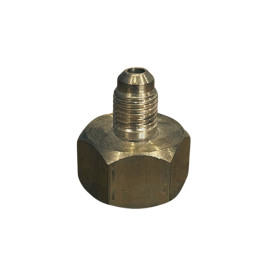 Brass Flare Cylinder Union 17mm 60kg with Grey Single Valve ACRTOOLS