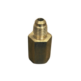 Brass flare Addaptor 5/16"Female FL. long x 1/4"Male FL ACRTOOLS