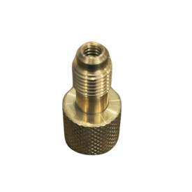 Brass flare Addaptor for R410a & R32 straight 1/4FL.Male x 5/16FL.Female RARG180-5-4 TIF USA 