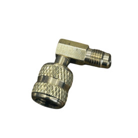 Brass flare Addaptor for R410a & R32 angle 90° 1/4FL Male x 5/16FL.Female RARG090-5-4 TIF USA 