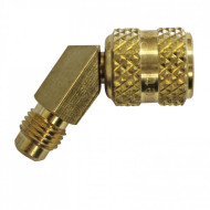 Brass flare Addaptor for R410a-R32 half-angle 45° 1/4FL.Male x 5/16FL.Female 90416 MASTERCOOL USA 