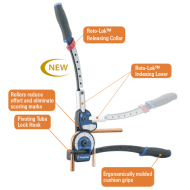 HEAVY-DUTY TUBE BENDER 464-FH-04 1/4" IMPERIAL 