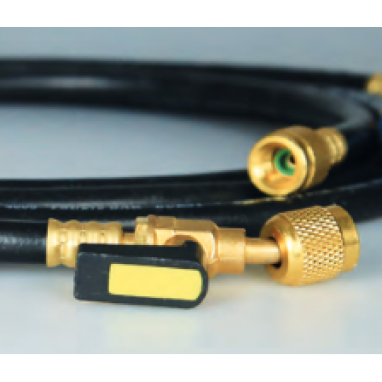 JAV-1071-SAFE-SEAL-CHARGING-HOSE-YELLOW-1-4-1-4-JAVAC 