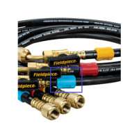 HR3B - 1/4" Ball Valve Hose - Blue FIELDPIECE USA